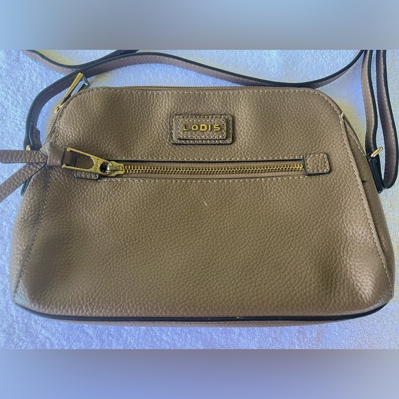Lodis Handbags - Lodis Charlotte Leather Brown Shoulder Crossbody Bag Retail Price $89